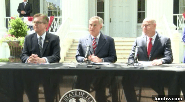 Texas Governor Greg Abbott, Lt. Governor Dan Patrick, and House Speaker Dennis Bonnen announce a historic school finance and property tax relief bill agreement.
