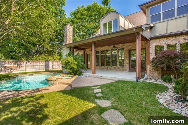 Aerial View of 5614 Del Roy Drive Inwood Road Estates