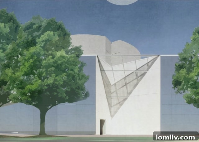 Proposed entryway renovation for 5401 N. Central Expy by Entos Design