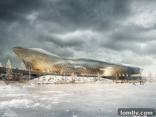 Concert Hall in Kaunas, Lithuania by CallisonRTKL, an example of visionary unbuilt architecture