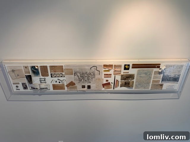 Close-up of the historical time capsule contents found in the Tudor home