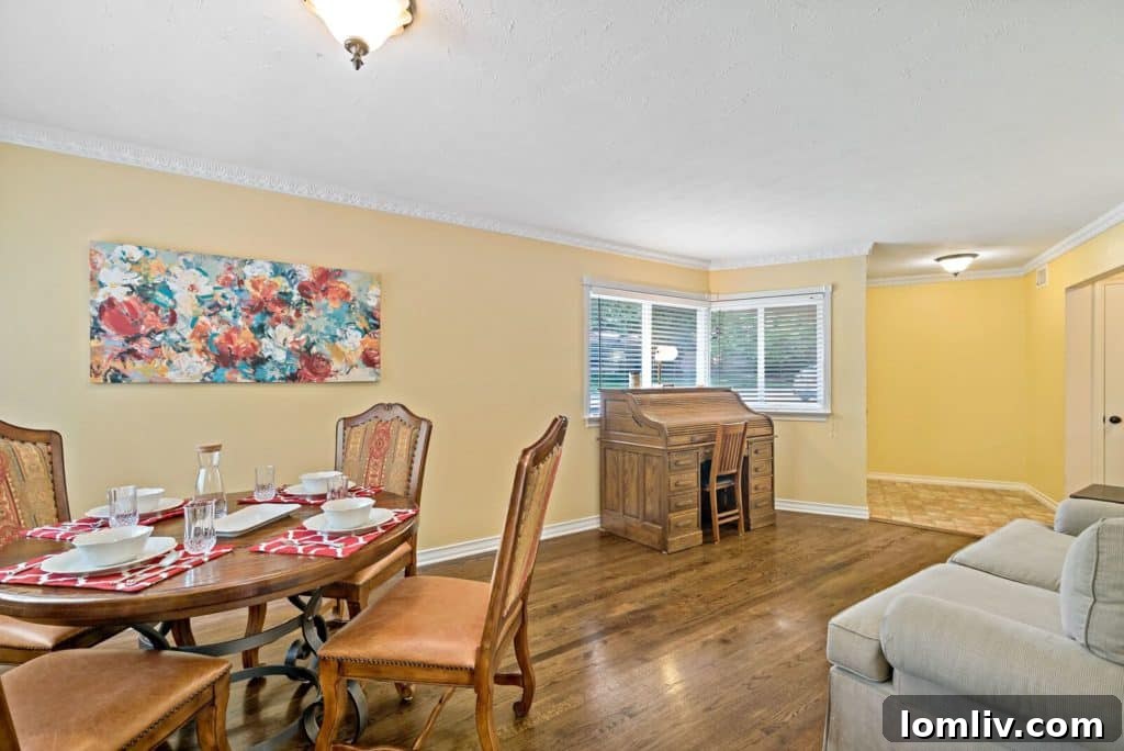 Star Power 815 Peavy 5 Spacious dining area illustrating optimal furniture placement at 815 Peavy Road