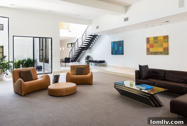 Detailed view of interior finishes and sophisticated design elements in the home
