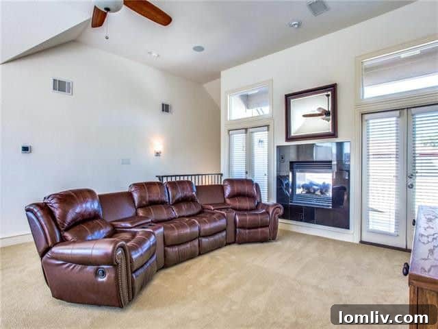 Built-in Bar and Entertainment Area