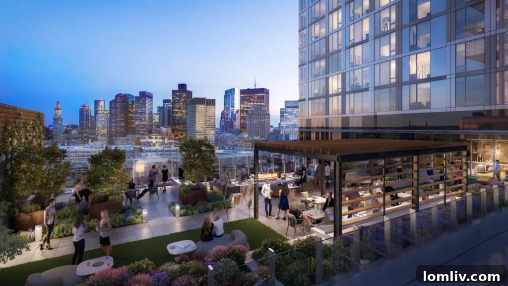 Hub50House residential tower and The Hub on Causeway mixed-use development in Boston.