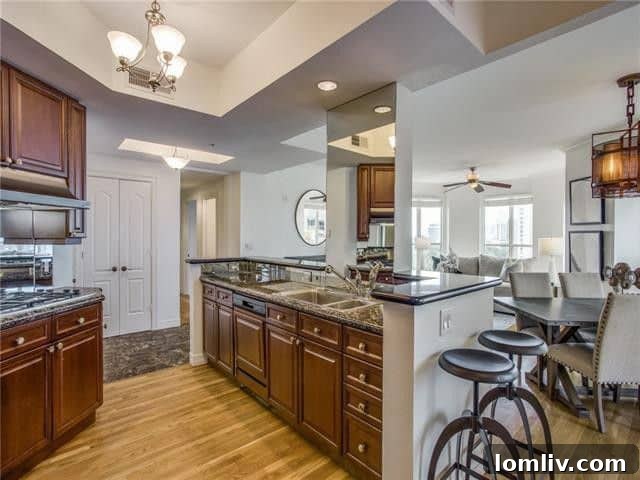 Sophisticated Interior Design Dallas Condo