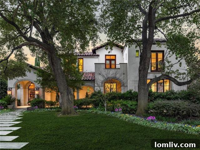 Storied Mediterranean Splendor 2 Highland Park's iconic Mediterranean estate at 3601 Lexington Avenue