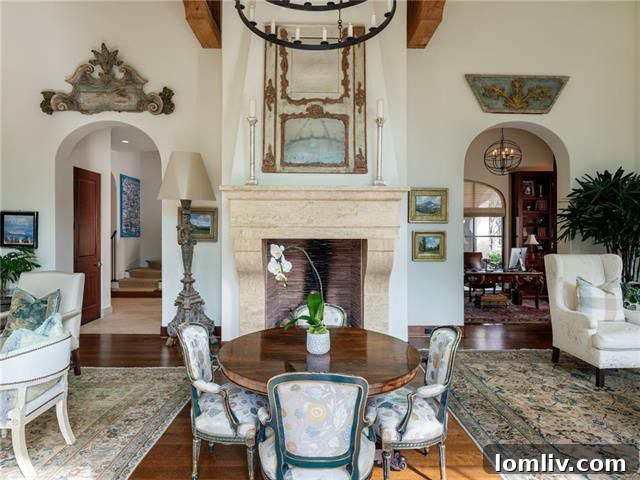 Storied Mediterranean Splendor 6 Luxurious kitchen with high-end appliances and ample counter space