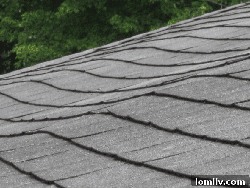 Beyond a Visual Scan Your Home Inspector Needs to Walk the Roof 2 Sagging roof due to foundation damage