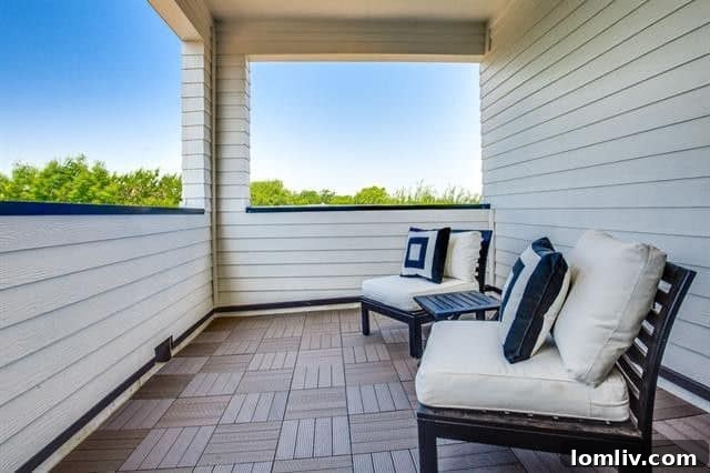 Rooftop terrace with stunning city views, perfect for entertaining in Dallas