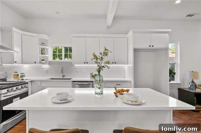 Spacious outdoor deck perfect for entertaining and barbecues in North Oak Cliff