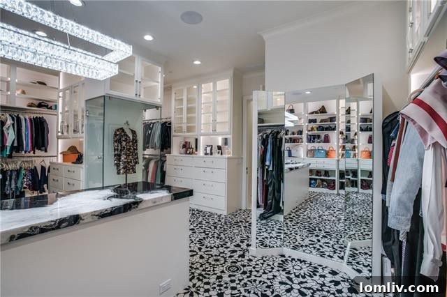 Fourth of July Luxury Unleashed: Preston Hollow's Transitional Party Estate 11 9807 Inwood Road - Elegant master bathroom with freestanding tub and luxurious details