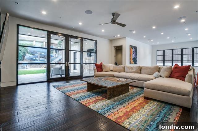 Fourth of July Luxury Unleashed: Preston Hollow's Transitional Party Estate 7 9807 Inwood Road - Modern kitchen design with high-end finishes