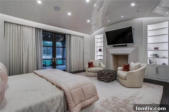 Fourth of July Luxury Unleashed: Preston Hollow's Transitional Party Estate 9 9807 Inwood Road - Lavish master bathroom with steam shower and elegant finishes