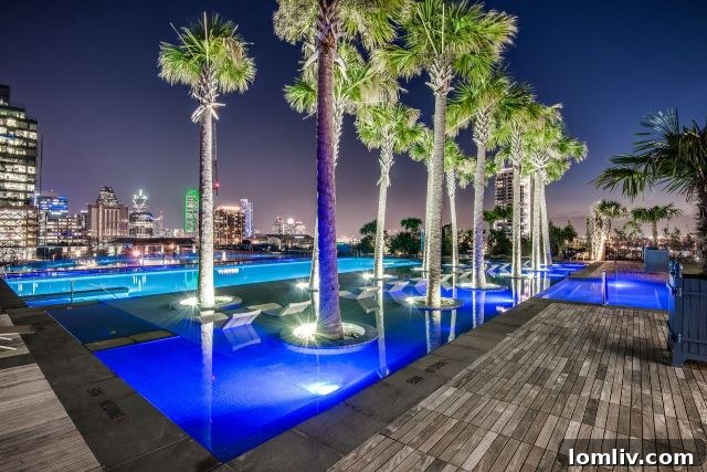 Bleu Ciel Dallas Amenities and Architecture