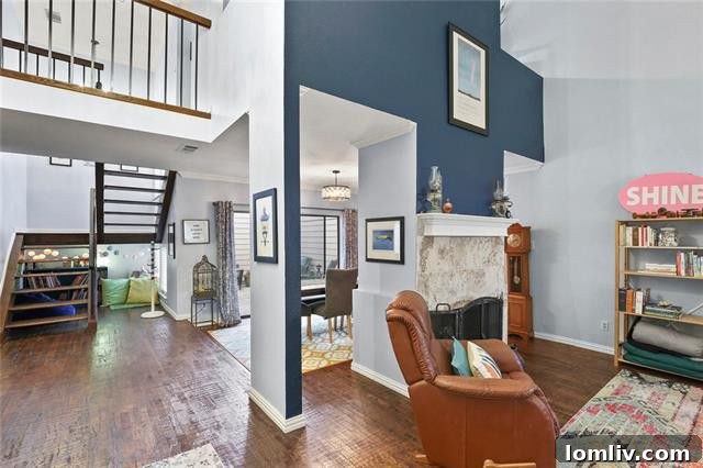 Lush Landscaping and Covered Porch at 17635 Sunmeadow Drive