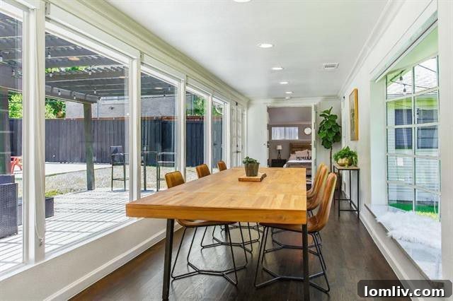Modern kitchen with stylish cabinetry and island at 6308 Bryan Parkway.