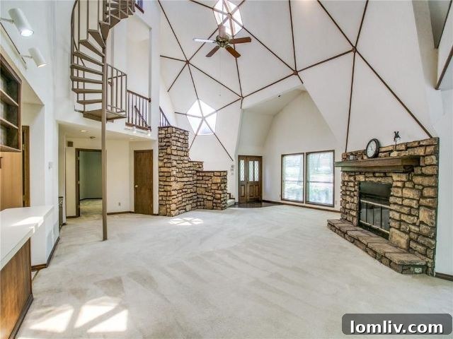 Southlake Geodesic Dome Interior