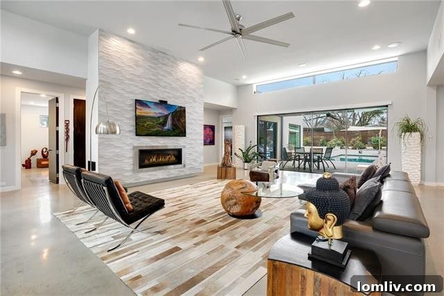 Indoor-Outdoor Living Space with Pool