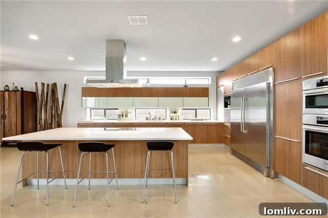 Modern Interior with Polished Concrete