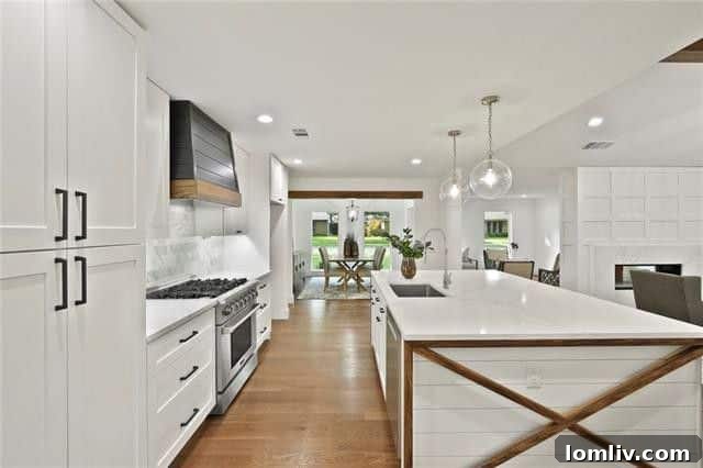 Stylish Living Room Dallas Home