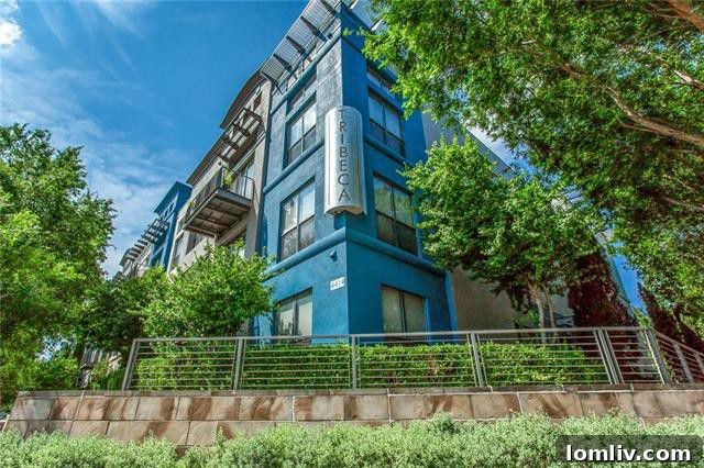 Oak Lawn Condo Open Kitchen and Living Area View