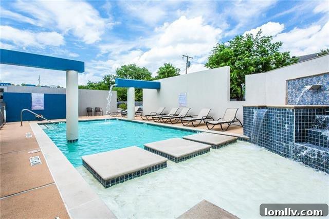 Resort-Style Pool and Gated Community Amenities at Tribeca Condos