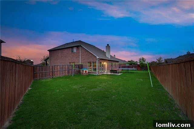 Expansive backyard potential in a Fate cul-de-sac home