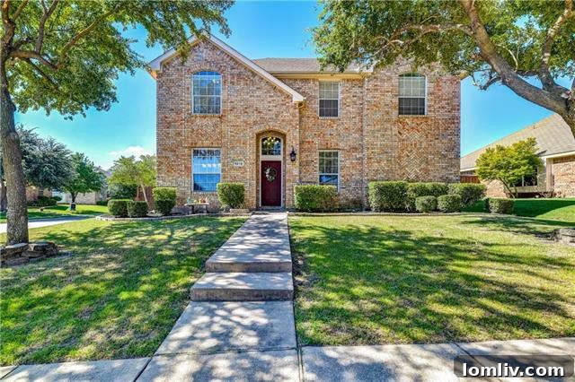 Inviting Exterior of the Rowlett Two-Story Home
