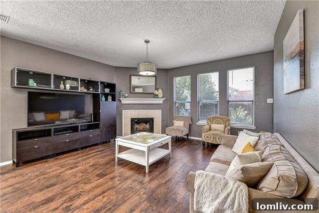 Weekend Wonders: North Texas Open Houses You Can't Miss 9 Comfortable Living Room with Fireplace in Rowlett House