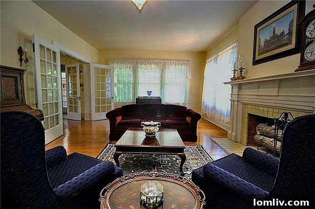 Interior view of the Sandidge-Walker House, showcasing its classic charm.
