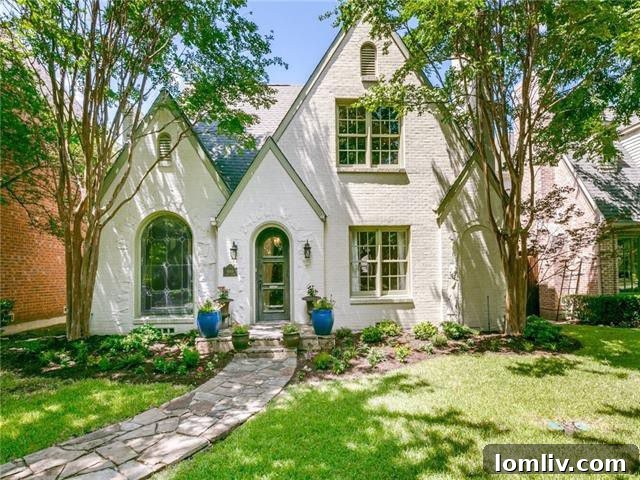 Exquisite Tudor Home with Lush Landscaping at 4064 Purdue Avenue