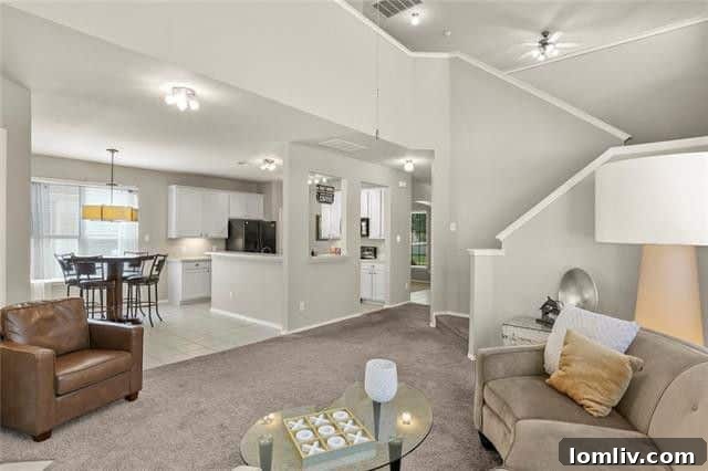 Open Kitchen with Breakfast Nook and Bar Seating