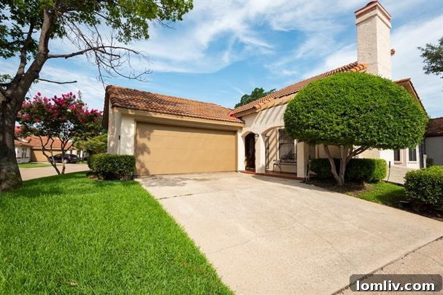 Beautiful Spanish-style home exterior in Casitas at Valley Ranch