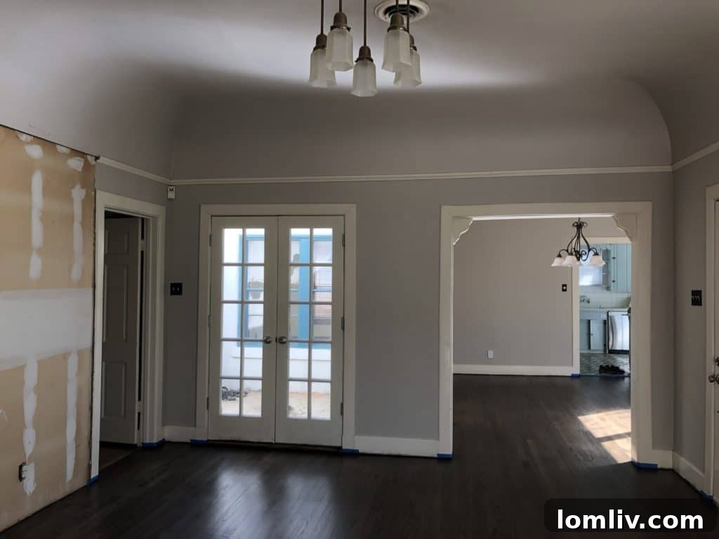 Refined Architectural Details: A Glimpse into the Luna's Renovated Historic Home