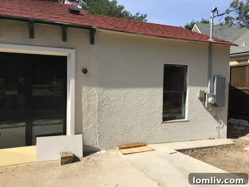 Nearing Completion: The Addition to the Spanish Colonial Home