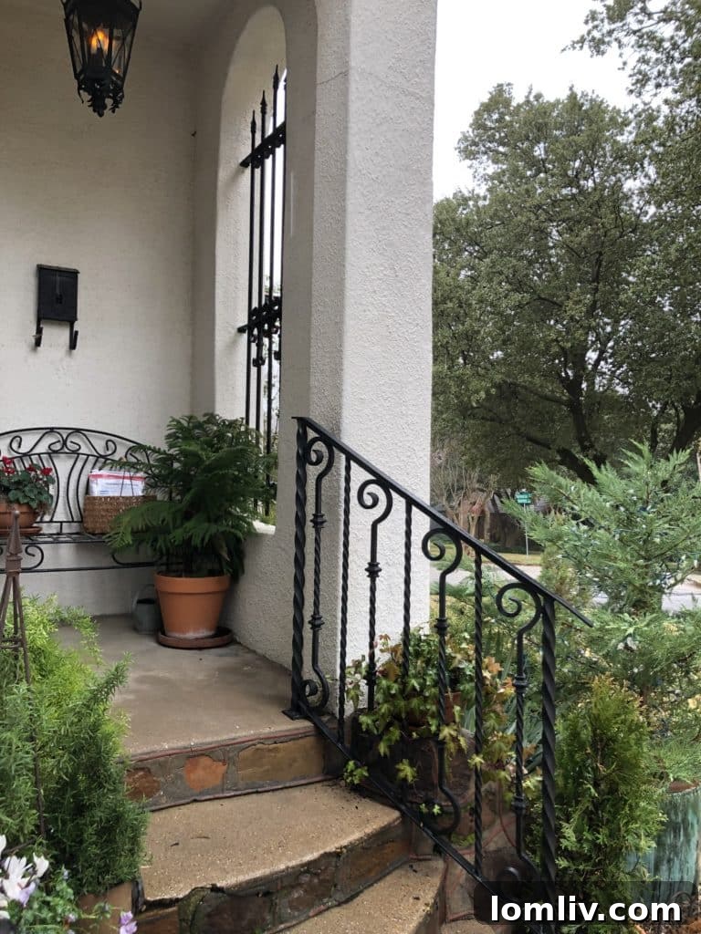 New Ironwork Enhances Spanish Colonial Home's Historic Charm