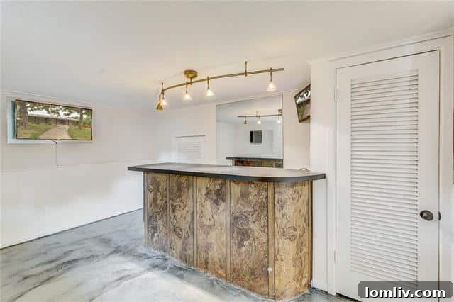 Interior shot revealing the elegant layout and connection between spaces in the Fort Worth home
