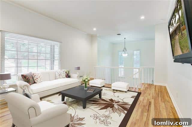 Well-appointed wet bar adjacent to the living area, perfect for entertaining at 5909 Monterrey Lane
