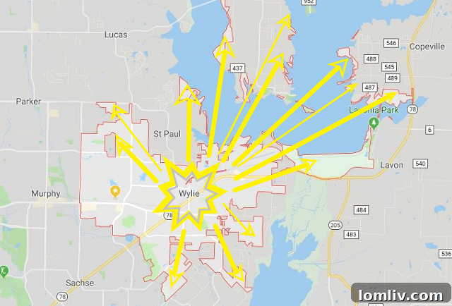 Wylie Awaits 3 Wylie County Map