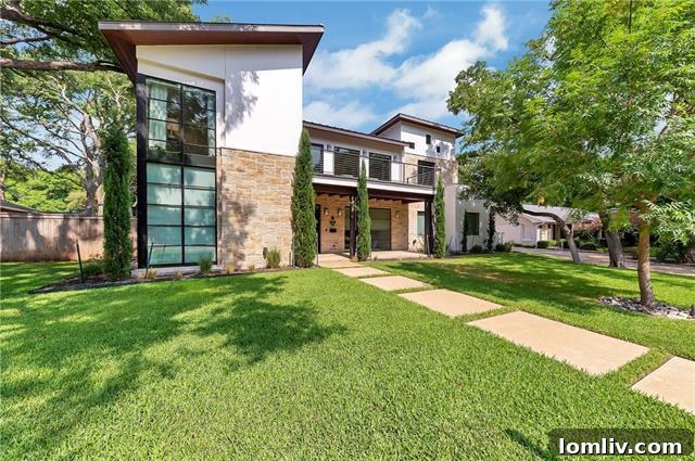 Tanglewood Modern Home Exterior - 2924 Harlanwood Drive