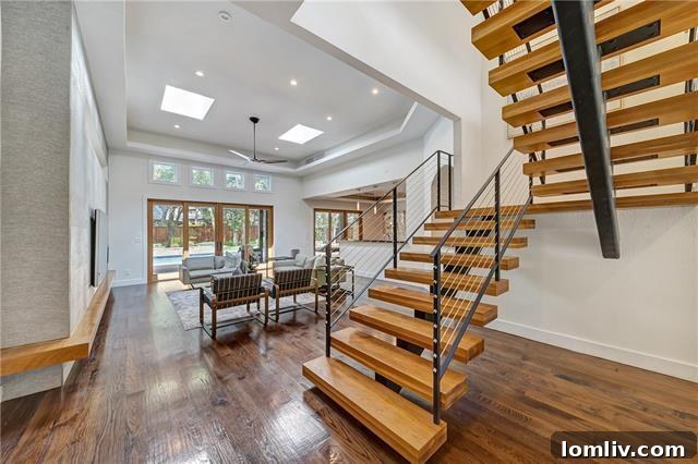 Modern Tanglewood Home Interior - Open Concept Living Area