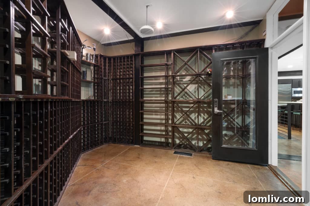 Custom Bar Area with Wine Refrigerator and Ice Maker
