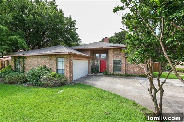 Charming exterior of 421 Dillard Lane, a family home in Coppell