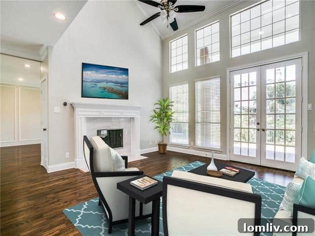 Spacious living room with abundant natural light at 209 Glendale Drive, Coppell