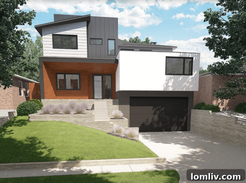 Stunning Custom Home Exterior by New Leaf Custom Homes