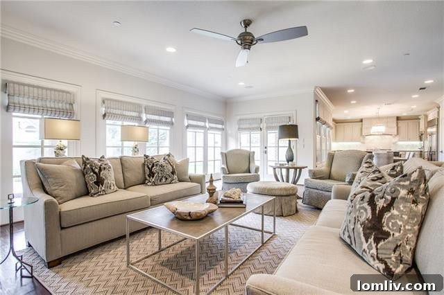 Gourmet kitchen with state-of-the-art appliances and ample counter space, a culinary dream.