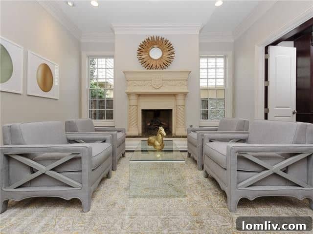 Chic, open-concept living area with abundant natural light and contemporary design.
