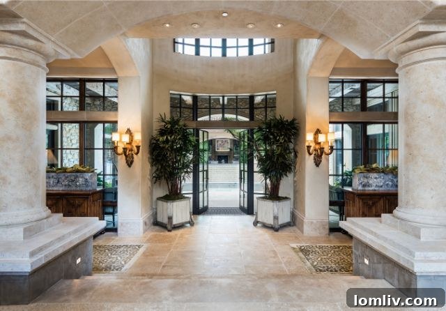 Spacious gourmet kitchen with large island and high-end appliances
