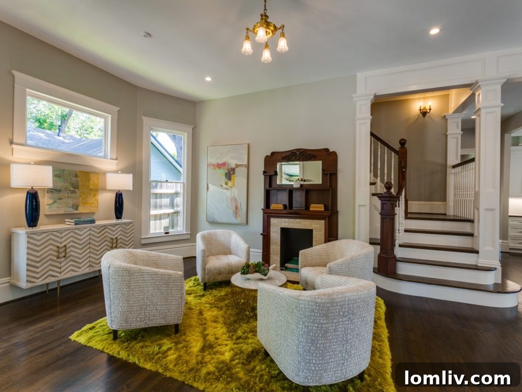 Restored Queen Anne Victorian Porch Columns